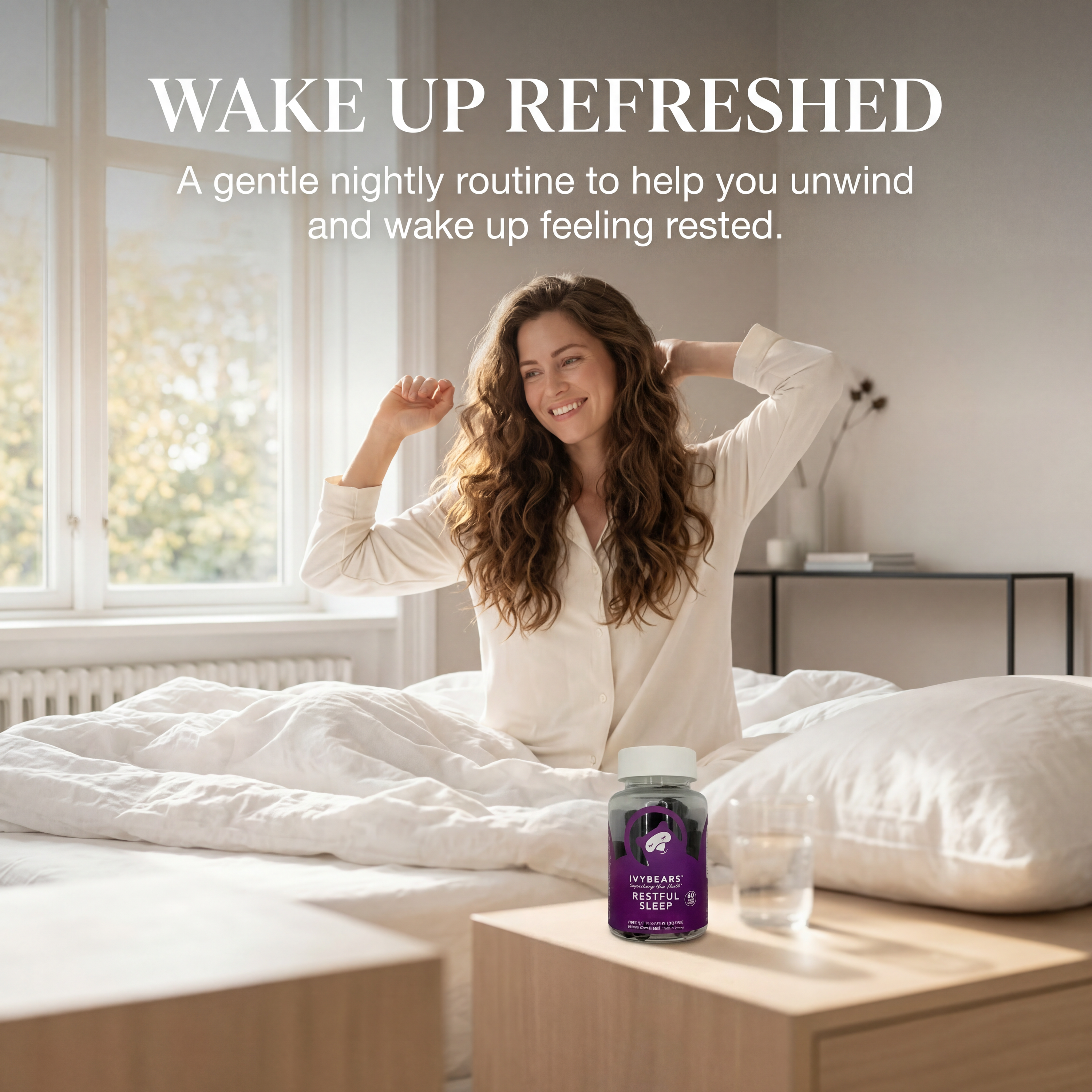 IVYBEARS® Restful Sleep Gummies – Natural Sleep Support for Stress-Free Nights