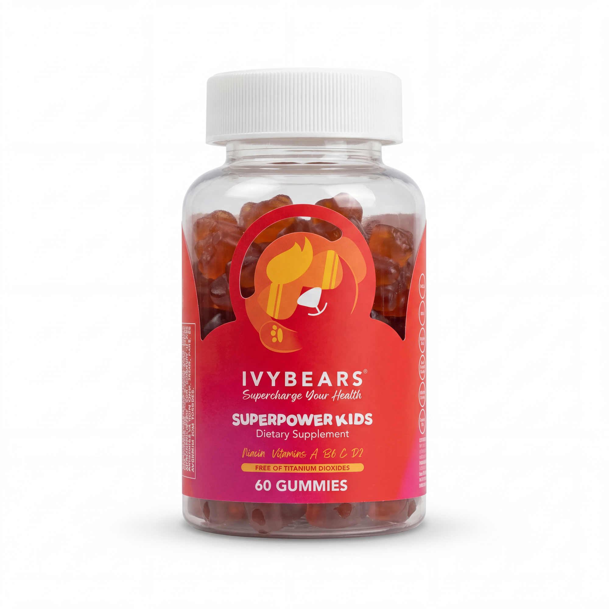 IVYBEARS® Superpower Kids Gummies – Fun, Delicious Multi-Vitamins for Your Child’s Daily Wellness